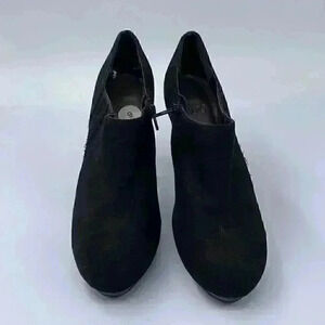 IMPO Heeled Slip Ons in Black Size 9W 4” Heel Height,…